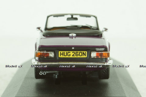 Triumph TR6 purple, Vanguards 1:43