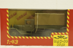 Зис-42 (5В), борт с тентом, хаки, Н222, Наш Автопром 1:43