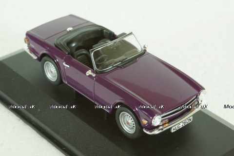 Triumph TR6 purple, Vanguards 1:43