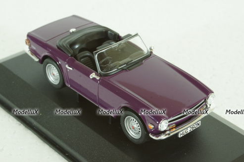 Triumph TR6 purple, Vanguards 1:43