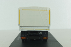 Газон NEXT C41R11 бортовой с тентом голубой/серый, в боксе, Н232, Наш Автопром 1:43 Уценка!