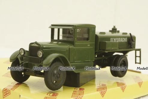 Зис-5 Б3-42М, Огнеопасно, Зеленый, Н921, Наш Автопром 1:43
