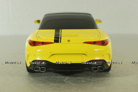 Mercedes AMG GT Coupe 2022, yellow, Jiaye model, 1:22