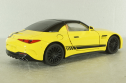 Mercedes AMG GT Coupe 2022, yellow, Jiaye model, 1:22