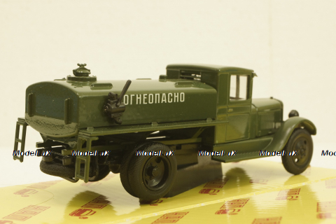 Зис-5 Б3-42М, Огнеопасно, Зеленый, Н921, Наш Автопром 1:43