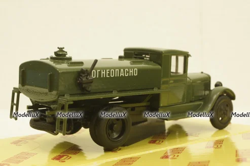 Зис-5 Б3-42М, Огнеопасно, Зеленый, Н921, Наш Автопром 1:43