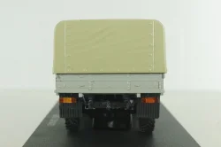 Газон NEXT C41A21 бортовой с тентом бордовый/бежевый, в боксе, Н234,  1:43