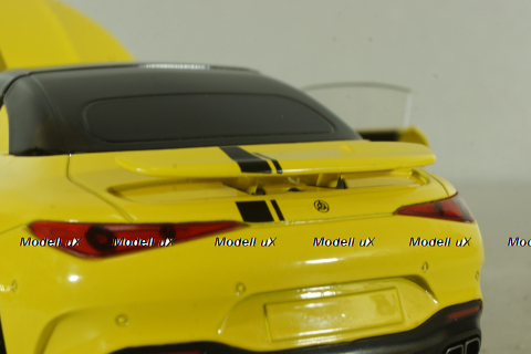 Mercedes AMG GT Coupe 2022, yellow, Jiaye model, 1:22