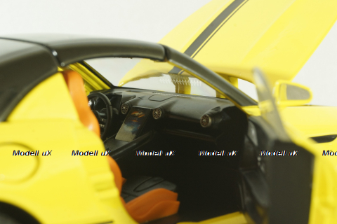 Mercedes AMG GT Coupe 2022, yellow, Jiaye model, 1:22