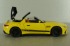 Mercedes AMG GT Coupe 2022, yellow, Jiaye model, 1:22
