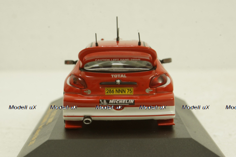 Peugeot 206 WRC #1 New Zealand Rally 2003 M.Gronholm-T.Rautiainen, Altaya 1:43