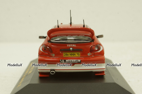 Peugeot 206 WRC #1 New Zealand Rally 2003 M.Gronholm-T.Rautiainen, Altaya 1:43