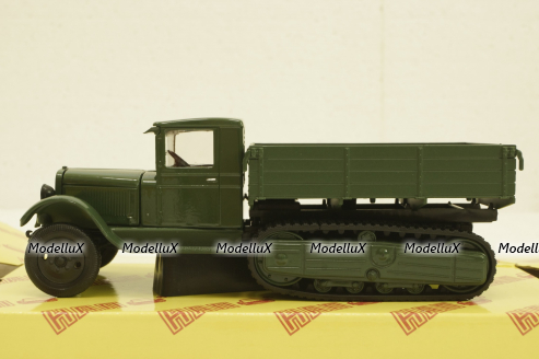 Зис-22, бортовой, зеленый, Н217, Наш Автопром 1:43