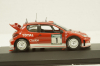 Peugeot 206 WRC #1 New Zealand Rally 2003 M.Gronholm-T.Rautiainen, Altaya 1:43