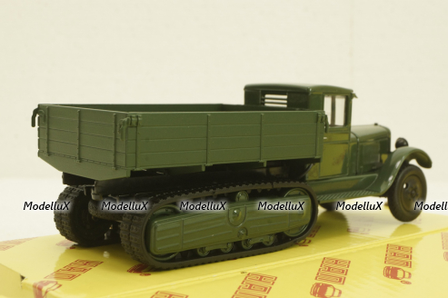 Зис-22, бортовой, зеленый, Н217, Наш Автопром 1:43