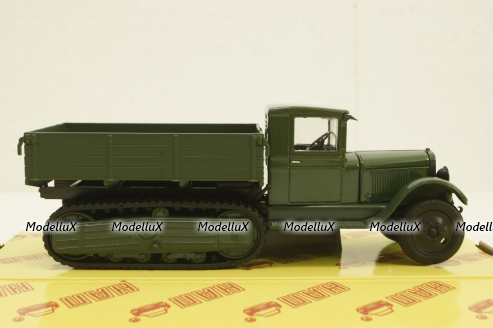 Зис-22, бортовой, зеленый, Н217, Наш Автопром 1:43