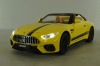 Mercedes AMG GT Coupe 2022, yellow, Jiaye model, 1:22