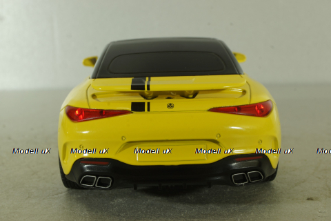 Mercedes AMG GT Coupe 2022, yellow, Jiaye model, 1:22