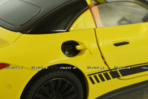 Mercedes AMG GT Coupe 2022, yellow, Jiaye model, 1:22