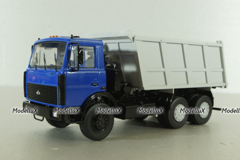 Маз-5516 самосвал, сине/серый, SSM7354, SSM 1:43