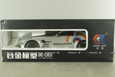 Mercedes-AMG GT R (C190) Safety Car Formula 1 2020, silver, CHE ZHI 1:24