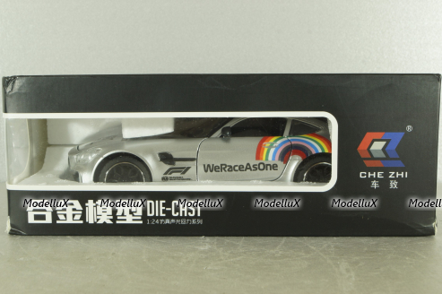 Mercedes-AMG GT R (C190) Safety Car Formula 1 2020, silver, CHE ZHI 1:24