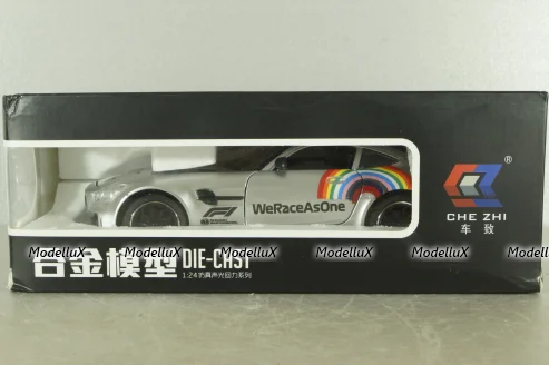 Mercedes-AMG GT R (C190) Safety Car Formula 1 2020, silver, CHE ZHI 1:24