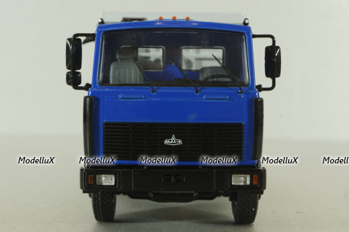 Маз-5516 самосвал, сине/серый, SSM7354, SSM 1:43