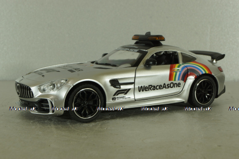 Mercedes-AMG GT R (C190) Safety Car Formula 1 2020, silver, CHE ZHI 1:24