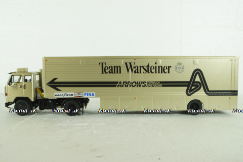 Volvo F89, Team Warsteiner Arrows, Race Transport, TTR023, IXO 1:43