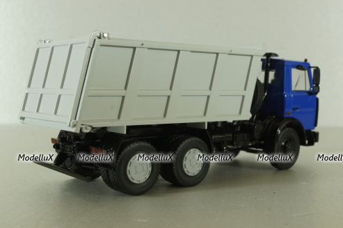 Маз-5516 самосвал, сине/серый, SSM7354, SSM 1:43