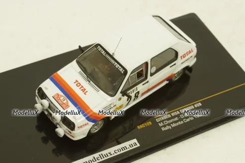 Citroen Visa Chrono WRC #28 Rally Monte Carlo 1983, RAC129, IXO 1:43