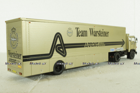 Volvo F89, Team Warsteiner Arrows, Race Transport, TTR023, IXO 1:43