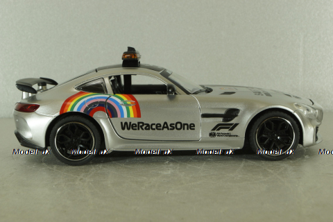 Mercedes-AMG GT R (C190) Safety Car Formula 1 2020, silver, CHE ZHI 1:24