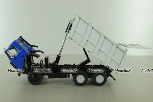 Маз-5516 самосвал, сине/серый, SSM7354, SSM 1:43
