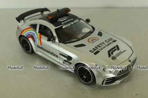 Mercedes-AMG GT R (C190) Safety Car Formula 1 2020, silver, CHE ZHI 1:24