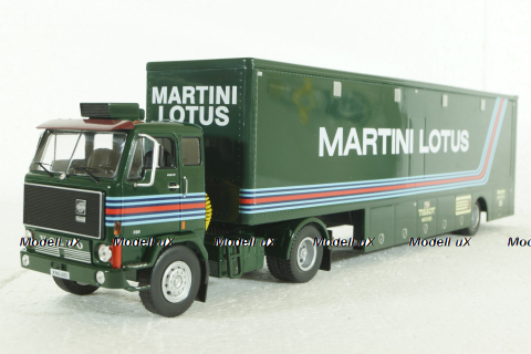 Volvo F88, Martini-Lotus Racing, Race Transport, TTR025, IXO 1:43