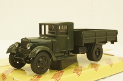 УралЗис-355, бортовой, зеленый, Н230, Наш Автопром 1:43