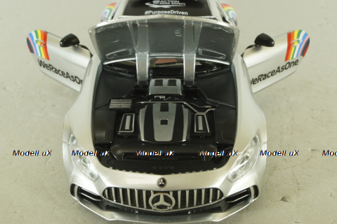 Mercedes-AMG GT R (C190) Safety Car Formula 1 2020, silver, CHE ZHI 1:24