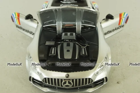 Mercedes-AMG GT R (C190) Safety Car Formula 1 2020, silver, CHE ZHI 1:24