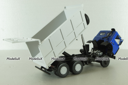 Маз-5516 самосвал, сине/серый, SSM7354, SSM 1:43