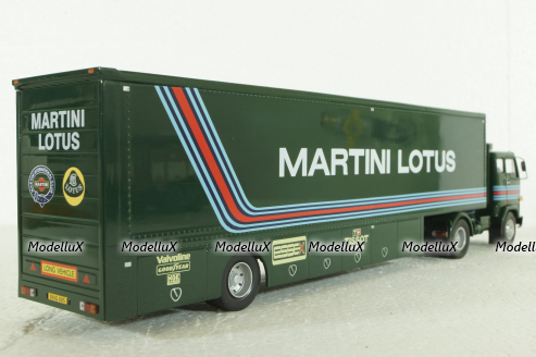 Volvo F88, Martini-Lotus Racing, Race Transport, TTR025, IXO 1:43