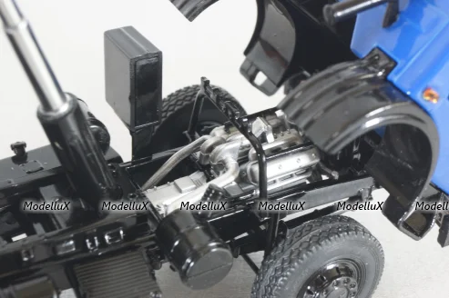 Маз-5516 самосвал, сине/серый, SSM7354, SSM 1:43