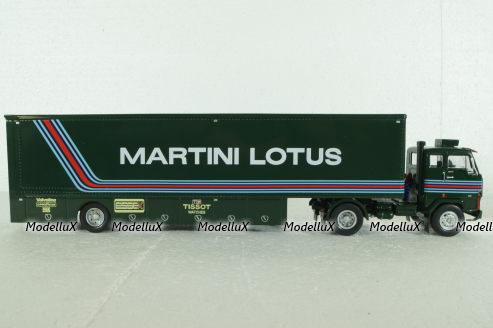 Volvo F88, Martini-Lotus Racing, Race Transport, TTR025, IXO 1:43
