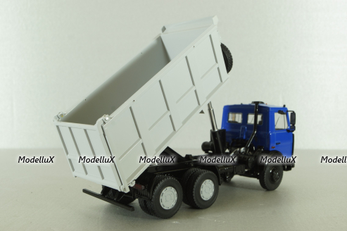 Маз-5516 самосвал, сине/серый, SSM7354, SSM 1:43