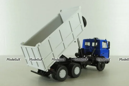 Маз-5516 самосвал, сине/серый, SSM7354, SSM 1:43