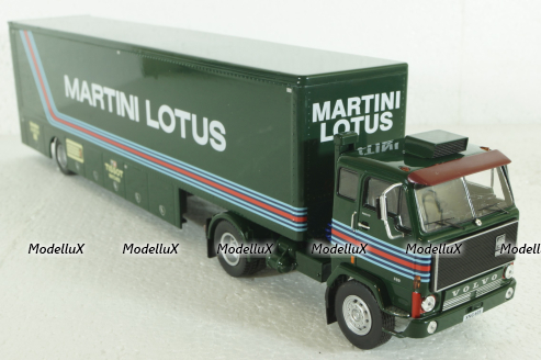 Volvo F88, Martini-Lotus Racing, Race Transport, TTR025, IXO 1:43