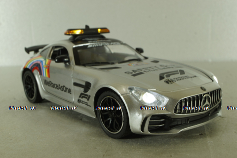 Mercedes-AMG GT R (C190) Safety Car Formula 1 2020, silver, CHE ZHI 1:24