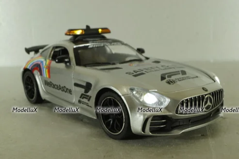 Mercedes-AMG GT R (C190) Safety Car Formula 1 2020, silver, CHE ZHI 1:24