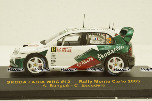 Skoda Fabia WRC #12 Rally Monte Carlo 2005, RAM172, IXO 1:43